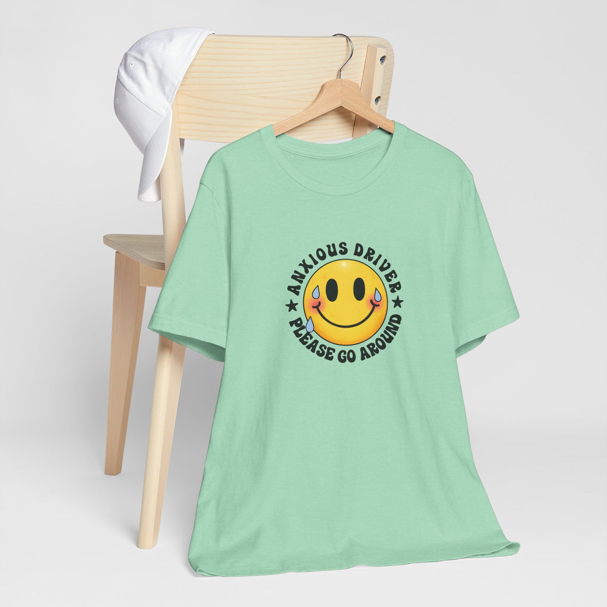 T-Shirt Anxious Driver Please Go Around – Social Anxiety Driving Shirt