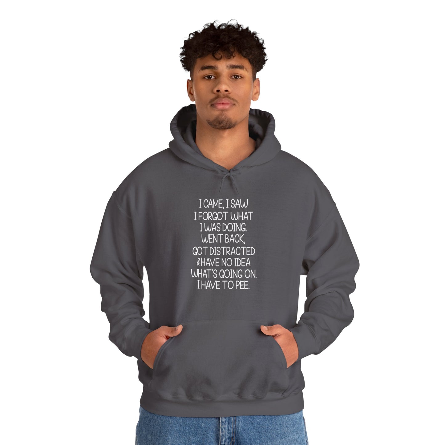 Hoodie I CAME I SAW I FORGOT Hoodie – Funny ADHD Hoodie for Adults