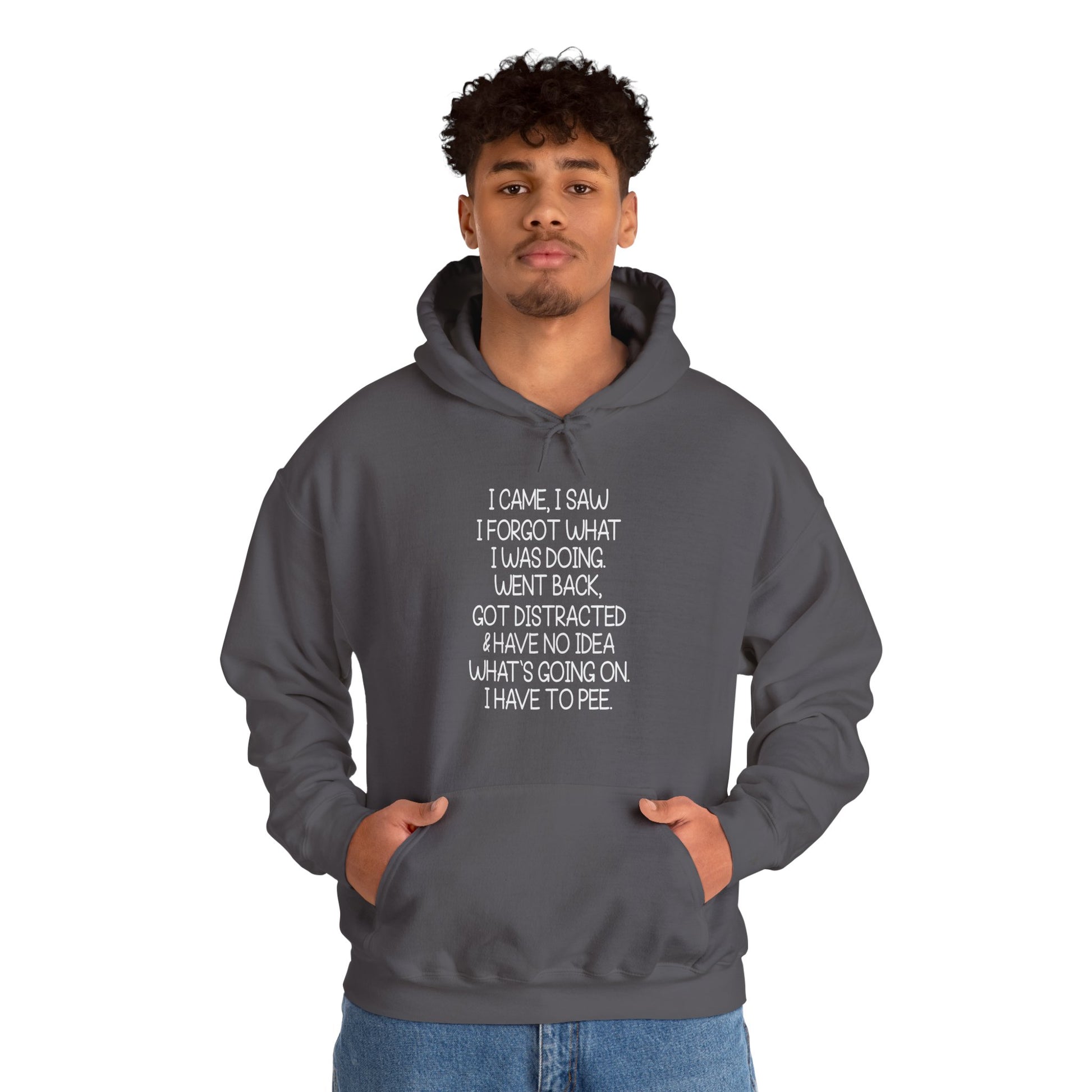 Hoodie I CAME I SAW I FORGOT Hoodie – Funny ADHD Hoodie for Adults