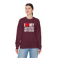 Sweatshirt I Love My Autistic Boyfriend Autism Sweatshirt for Women