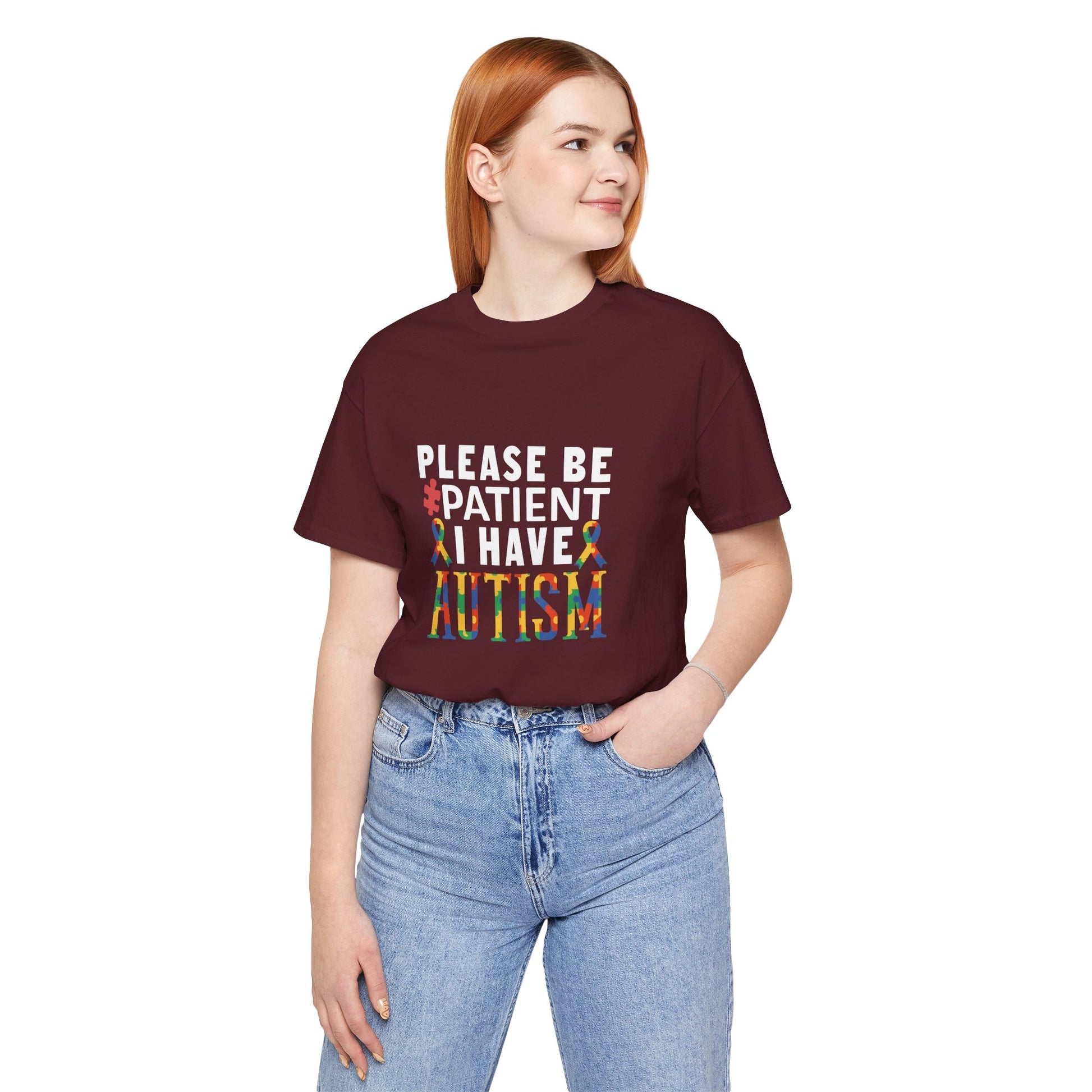 T-Shirt Please Be Patient I Have Autism Shirt