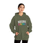 NEURO SPARKLY Autism Hoodie – Bold Varsity Floral Graphic Hoodie