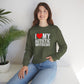 Sweatshirt I Love My Autistic Boyfriend Autism Sweatshirt for Women