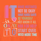 Orange It's Okay to Make Mistakes – Suicide Prevention Tee Shirts