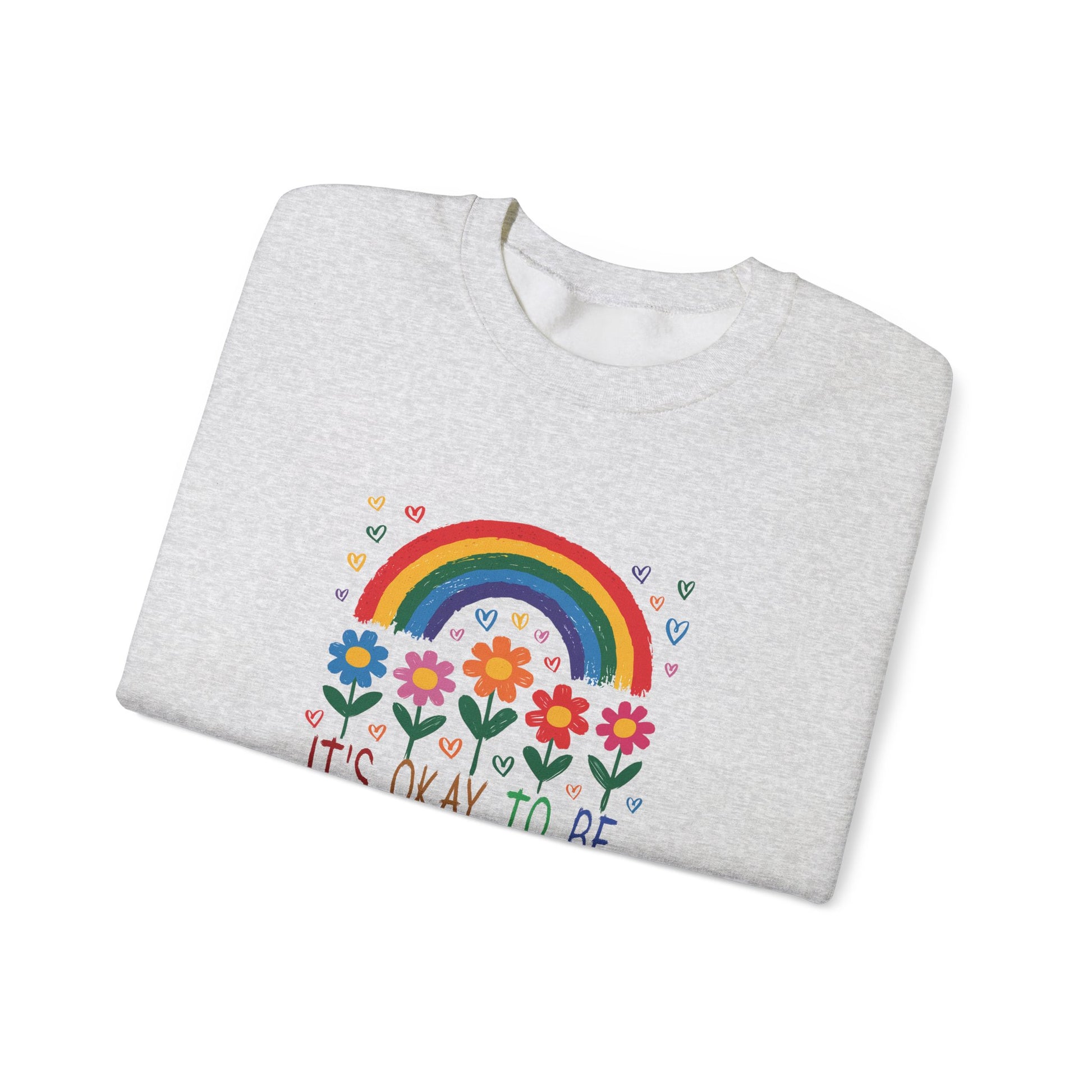 Sweatshirt It's Okay to Be Different Rainbow Autism Awareness Sweatshirt