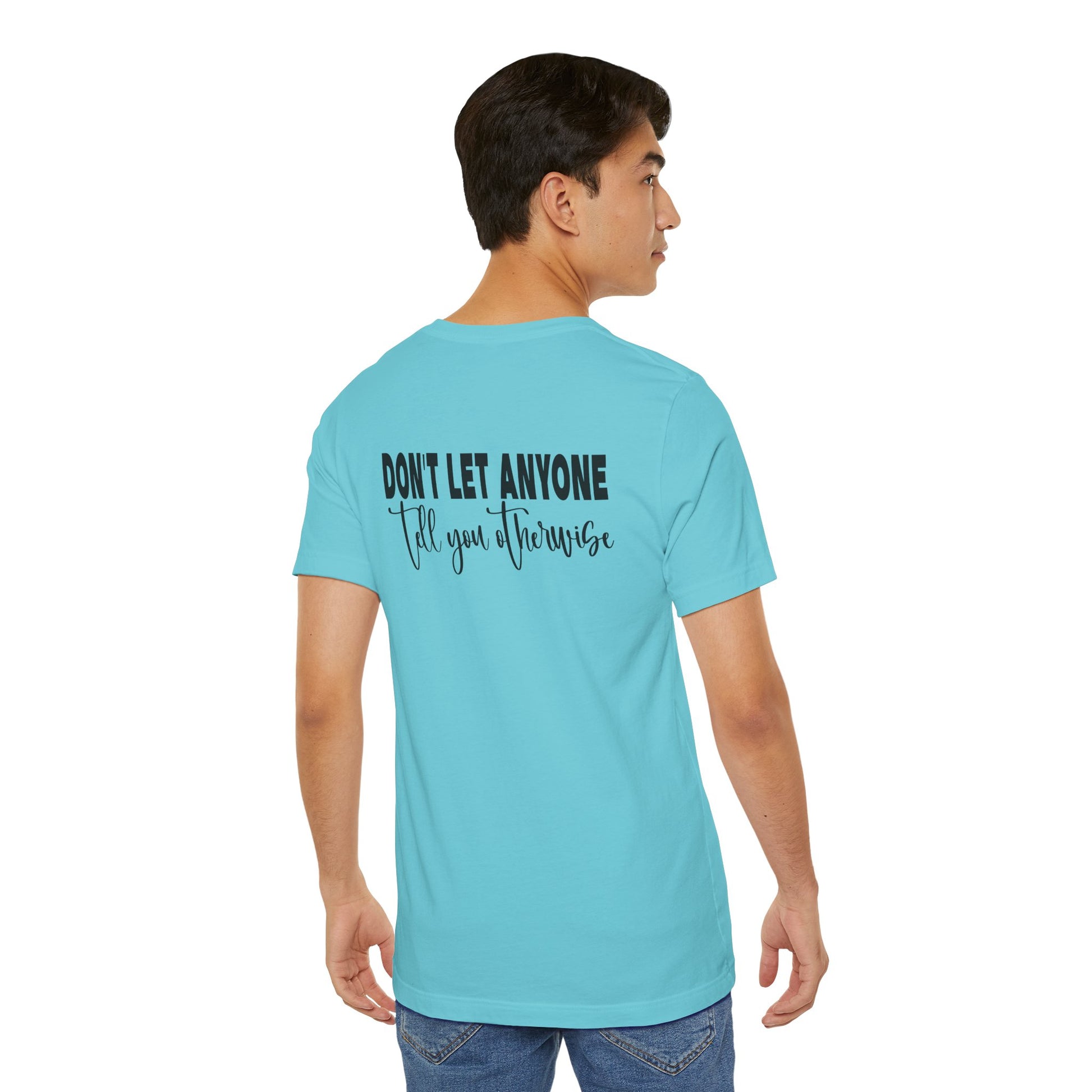 You Are Enough – Turquoise You Are Enough Shirt for Mental Health Support
