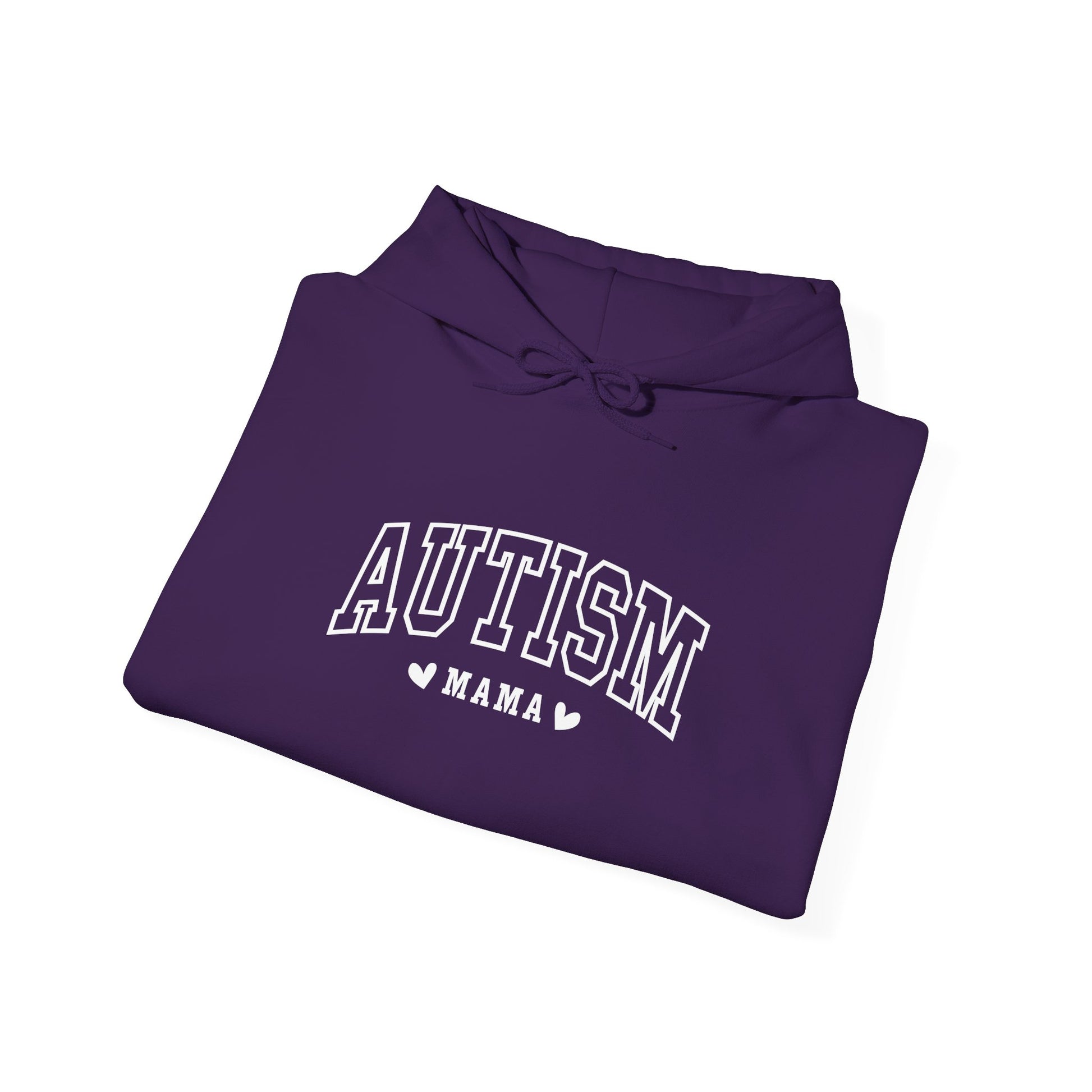 Hoodie AUTISM MAMA Hoodie – Collegiate-Inspired Supportive Mom Design