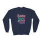 Navy Bunny Kisses & Easter Wishes Sweatshirt | Cute Easter Sweatshirt for Kids