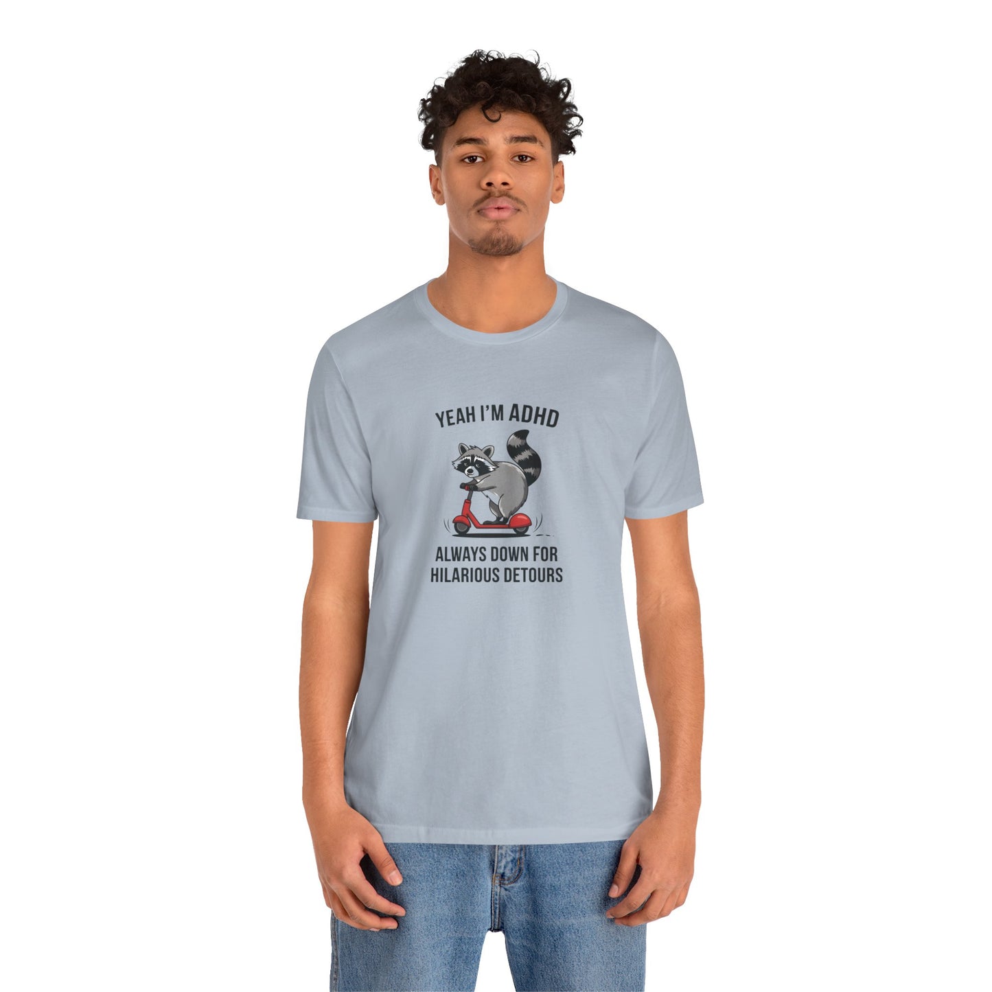 T-Shirt YEAH I’M ADHD T-Shirt – Funny ADHD Detour Cartoon Shirt