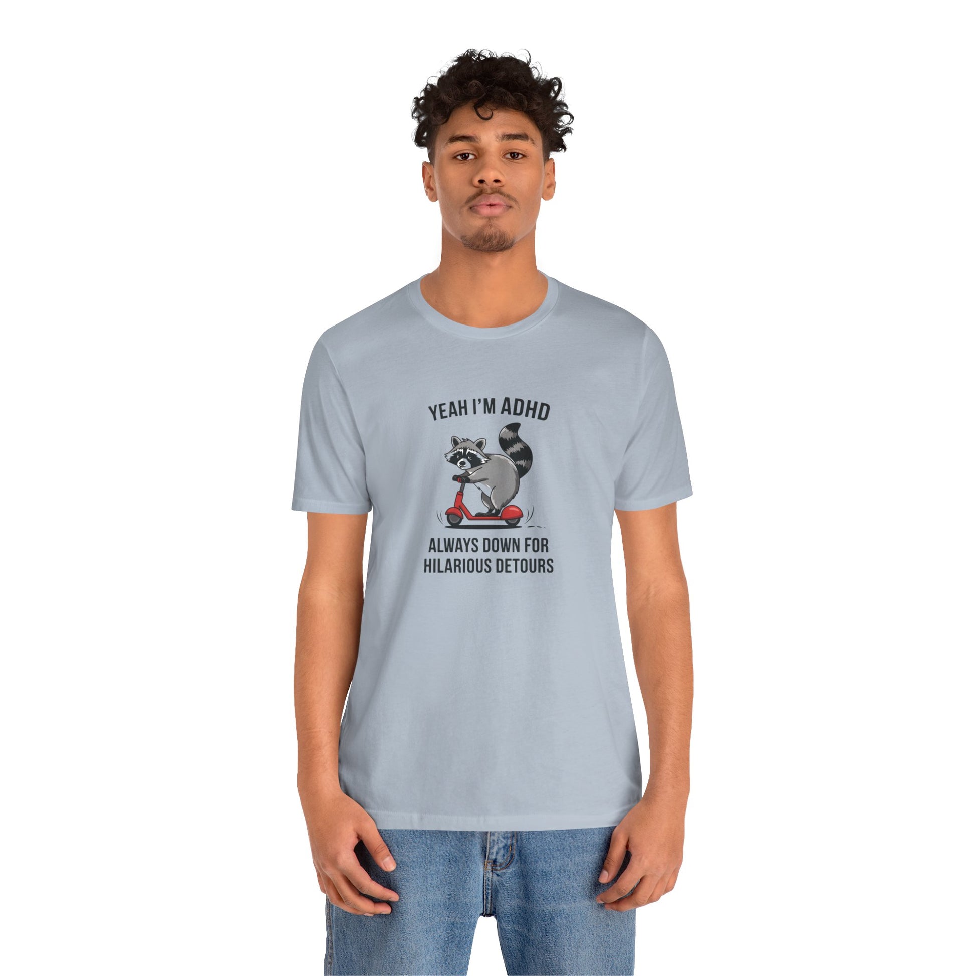 T-Shirt YEAH I’M ADHD T-Shirt – Funny ADHD Detour Cartoon Shirt
