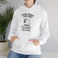 Hoodie I'M NOT DEMURE – Funny ADHD Hoodie with Ghost and Cat Design
