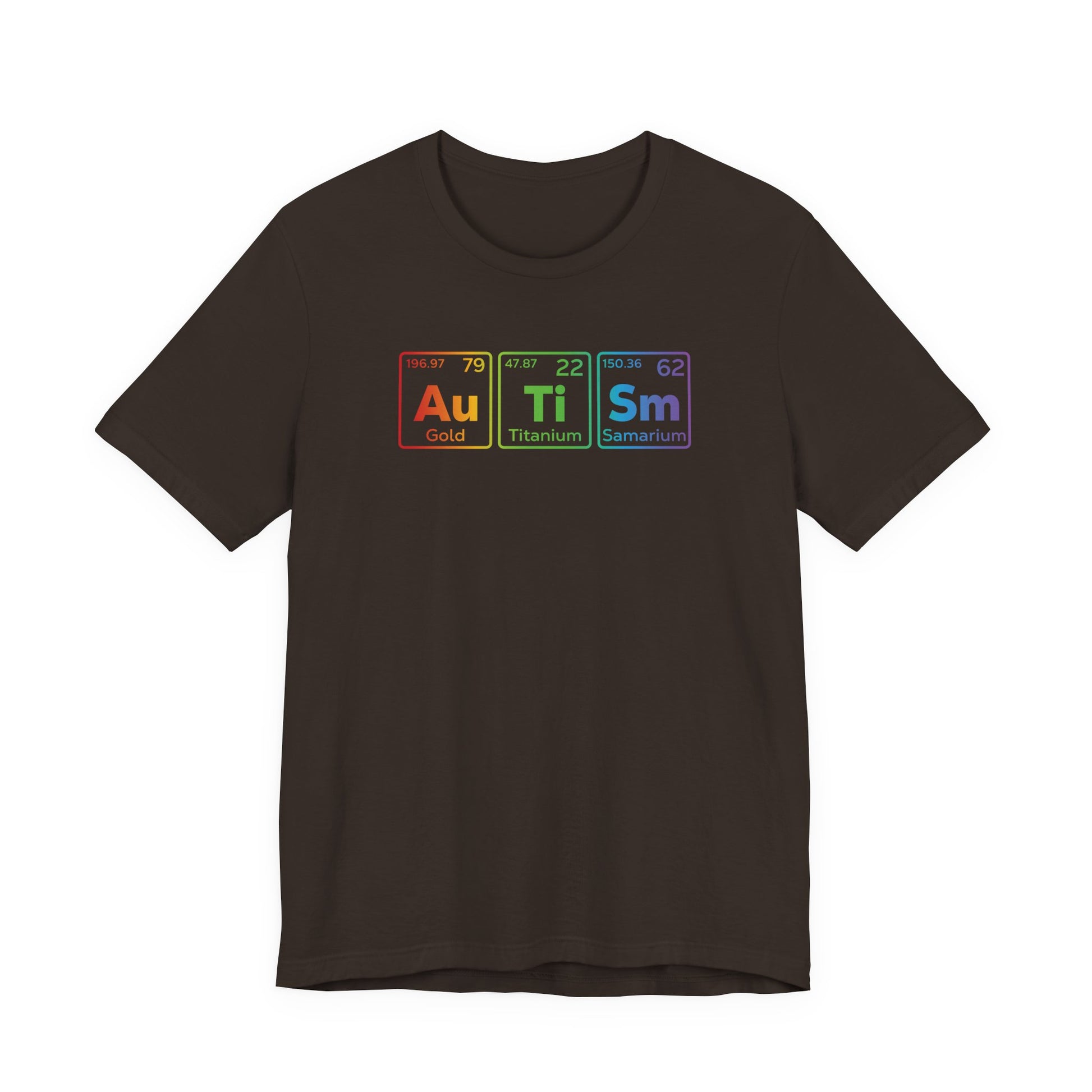 T-Shirt Au Ti Sm AUTISM | Subtle Periodic Autism Awareness T‑Shirt