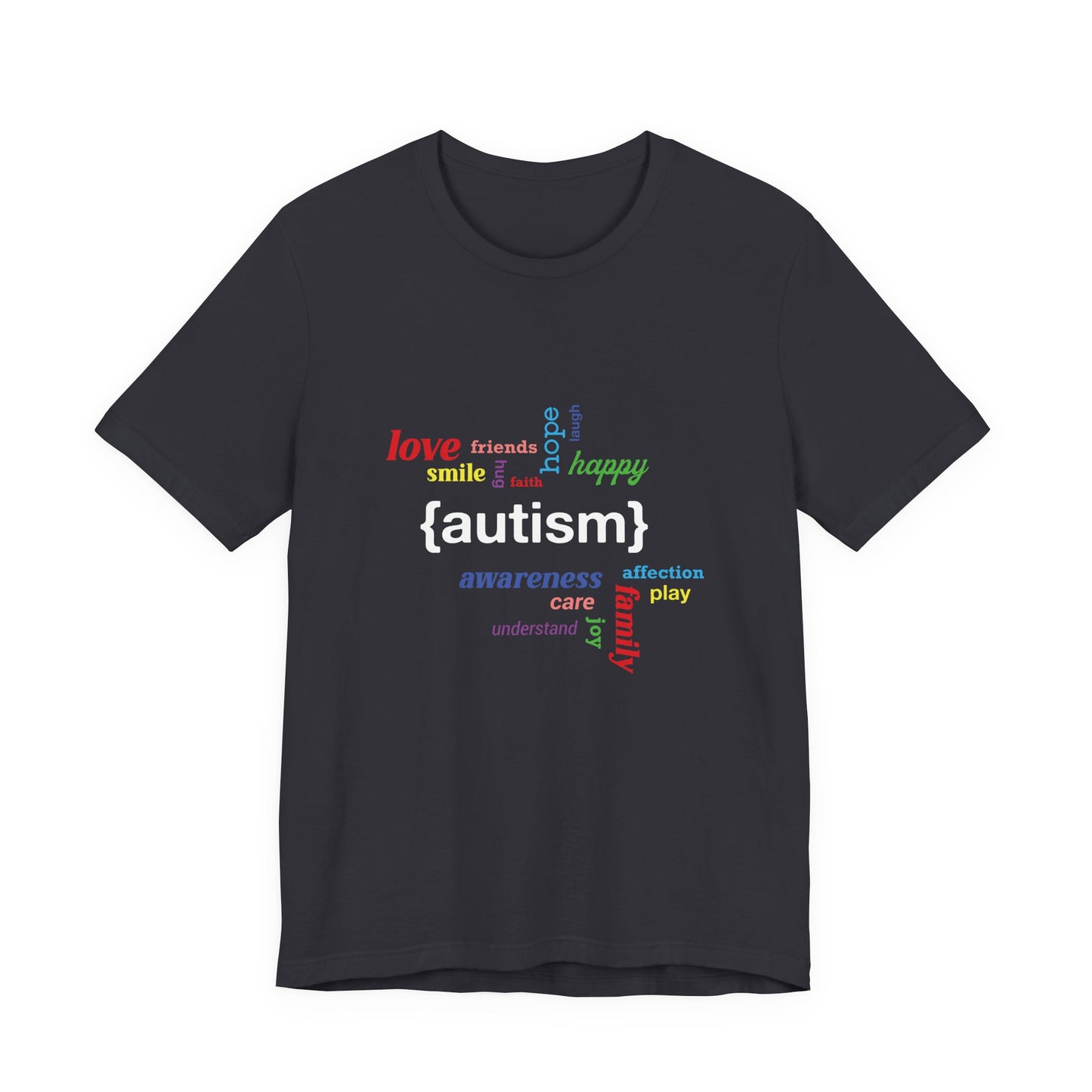 T-Shirt Love Friends Hug Faith Awareness [Autism] Subtle Autism T Shirt