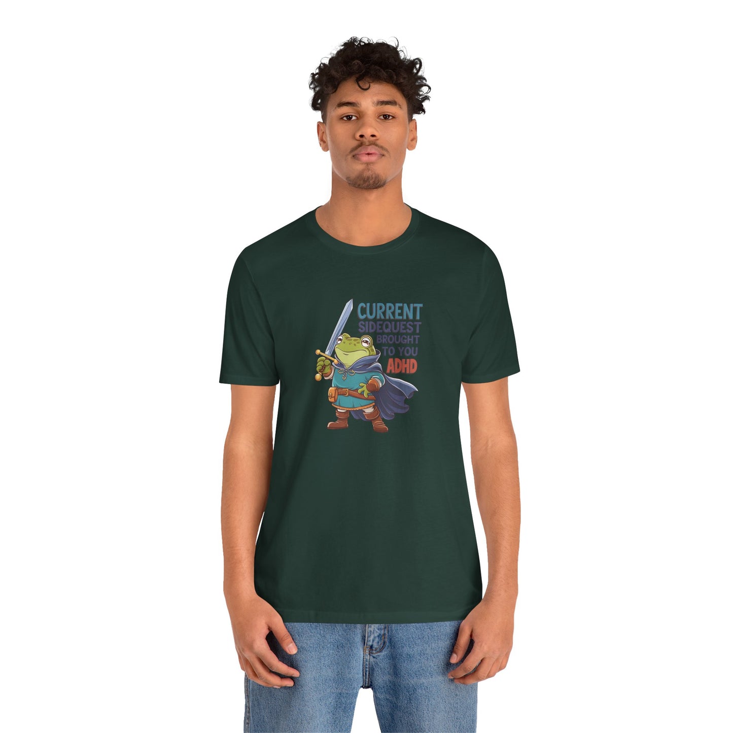T-Shirt CURRENT SIDEQUEST BROUGHT TO YOU BY ADHD - ADHD T Shirt Funny