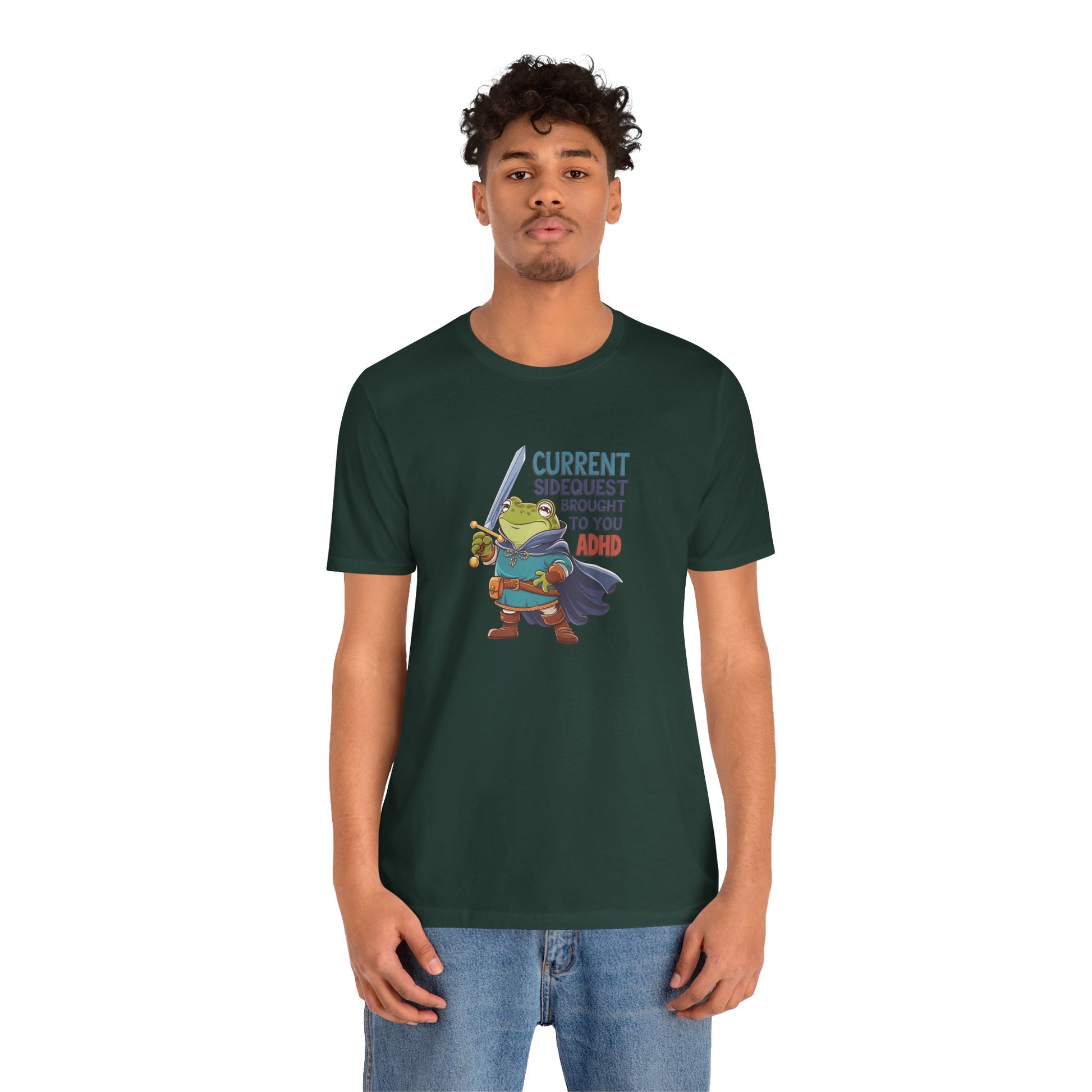 T-Shirt CURRENT SIDEQUEST BROUGHT TO YOU BY ADHD - ADHD T Shirt Funny