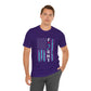 Fight – Team Purple American Flag Suicide Awareness Shirt for Men & Women