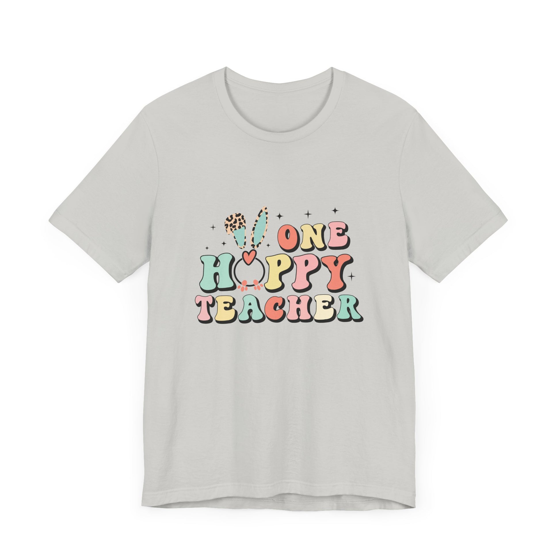 Teacher Easter Shirt – One Hoppy Teacher Bunny Tee