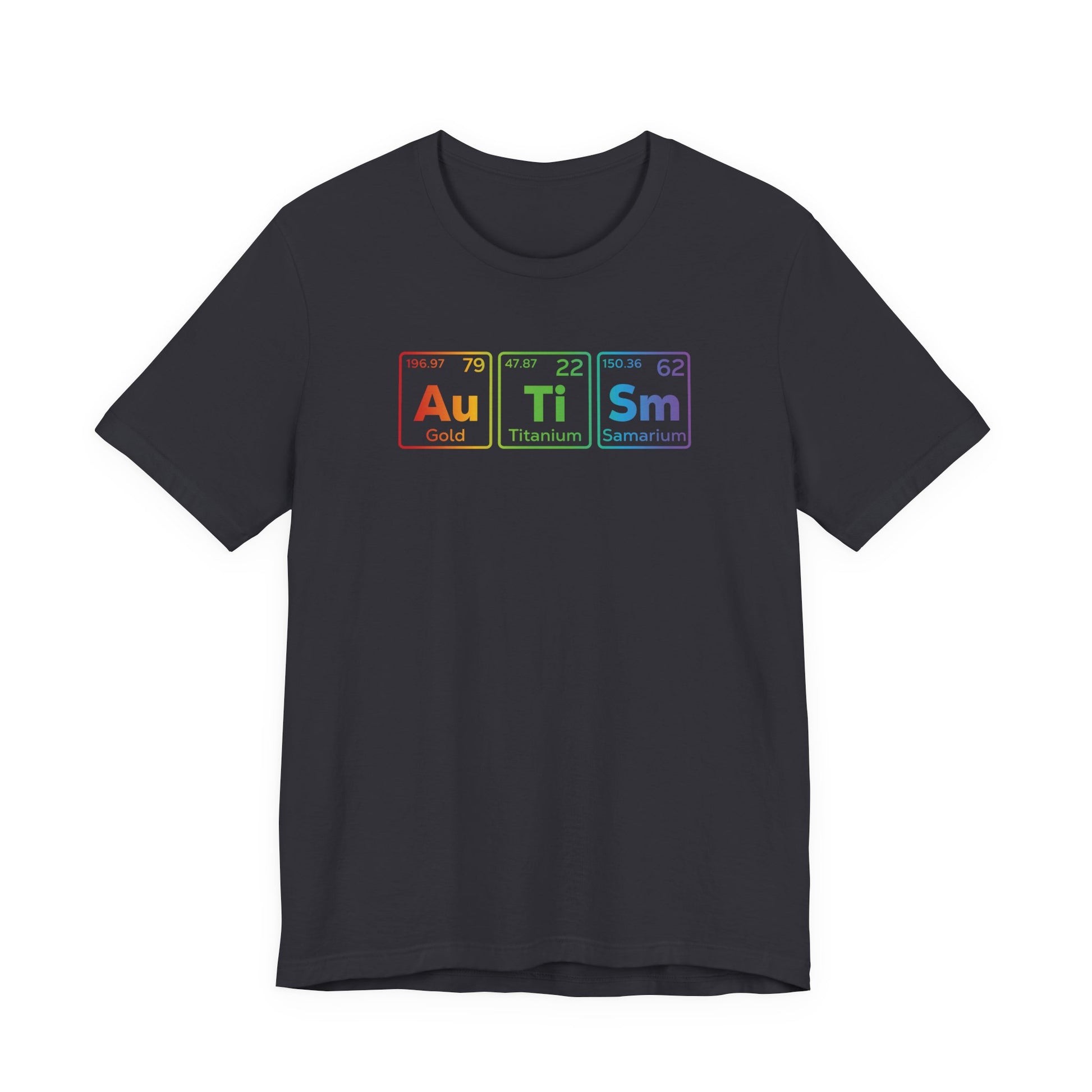 T-Shirt Au Ti Sm AUTISM | Subtle Periodic Autism Awareness T‑Shirt