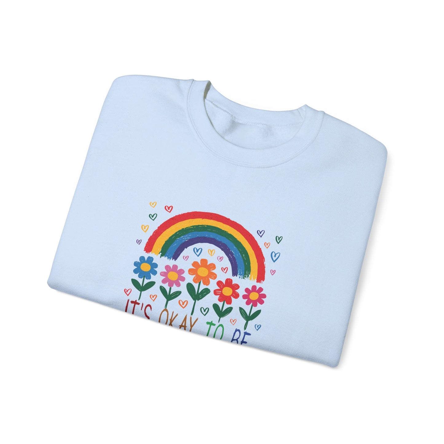 Sweatshirt It's Okay to Be Different Rainbow Autism Awareness Sweatshirt