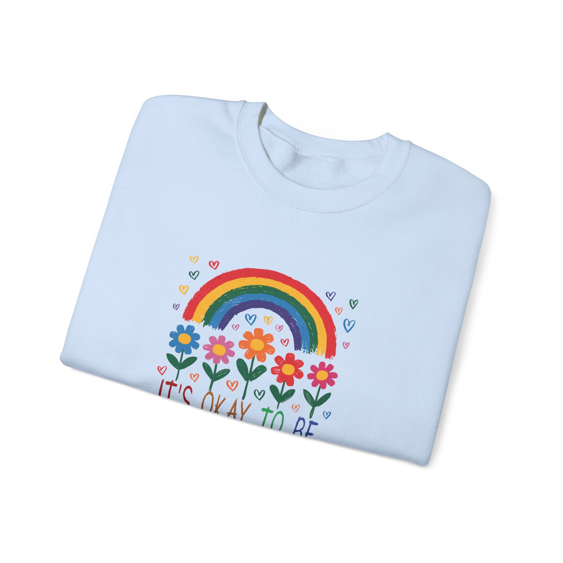 Sweatshirt It's Okay to Be Different Rainbow Autism Awareness Sweatshirt