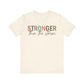 Natural Find Your Strength Tee – Stronger Than the Storm Shirt