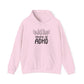POWERED BY ADHD – Floral Minimalist ADHD Hoodie for Awareness