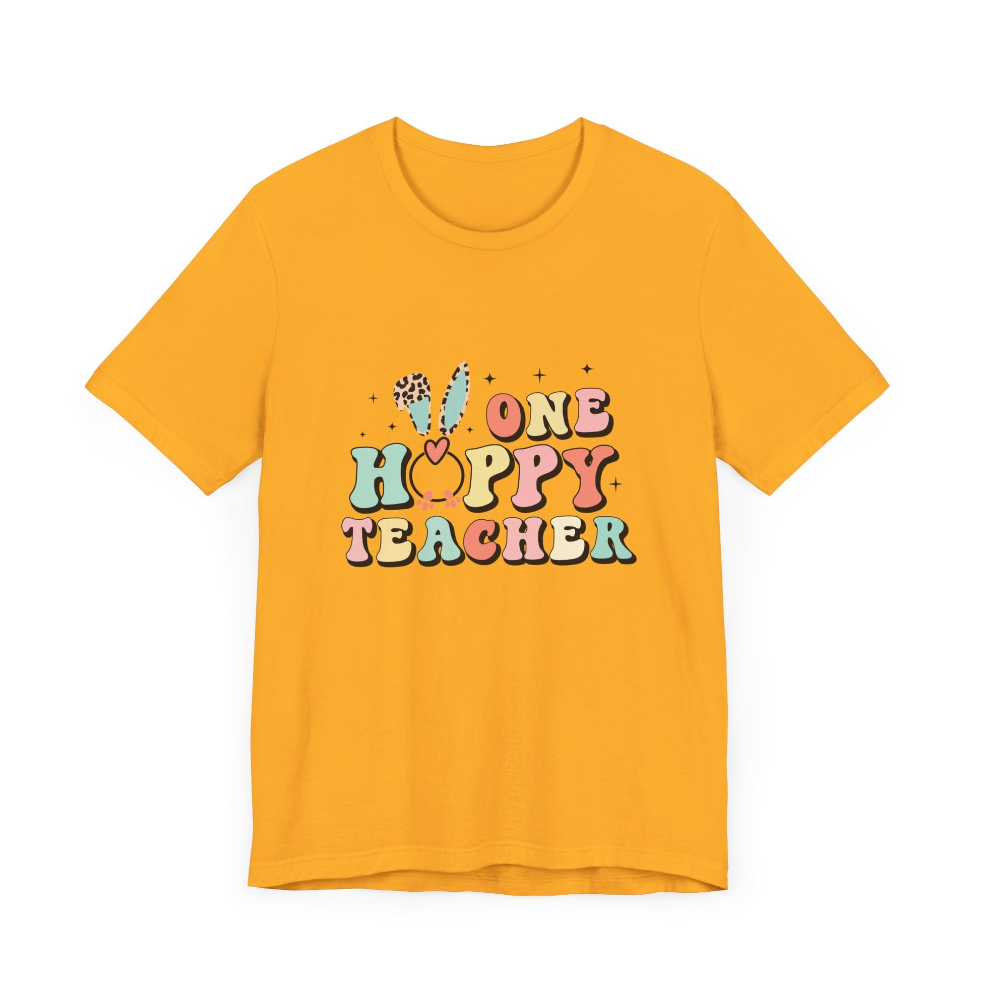 Teacher Easter Shirt – One Hoppy Teacher Bunny Tee