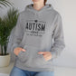Hoodie AUTISM mom ALL DAY EVERY DAY Hoodie – Minimalist Supportive Design