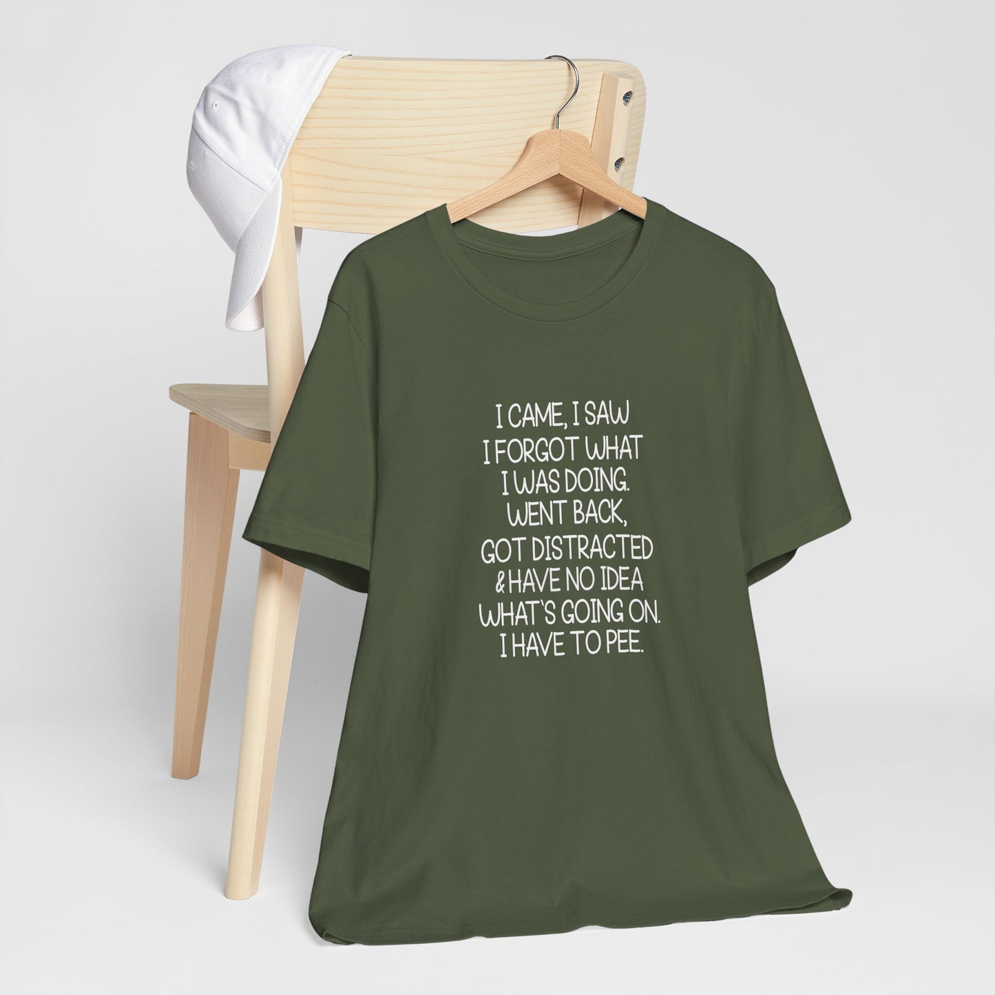 T-Shirt I Came I Saw I Forgot ADHD T-Shirt – Funny Distracted Shirt