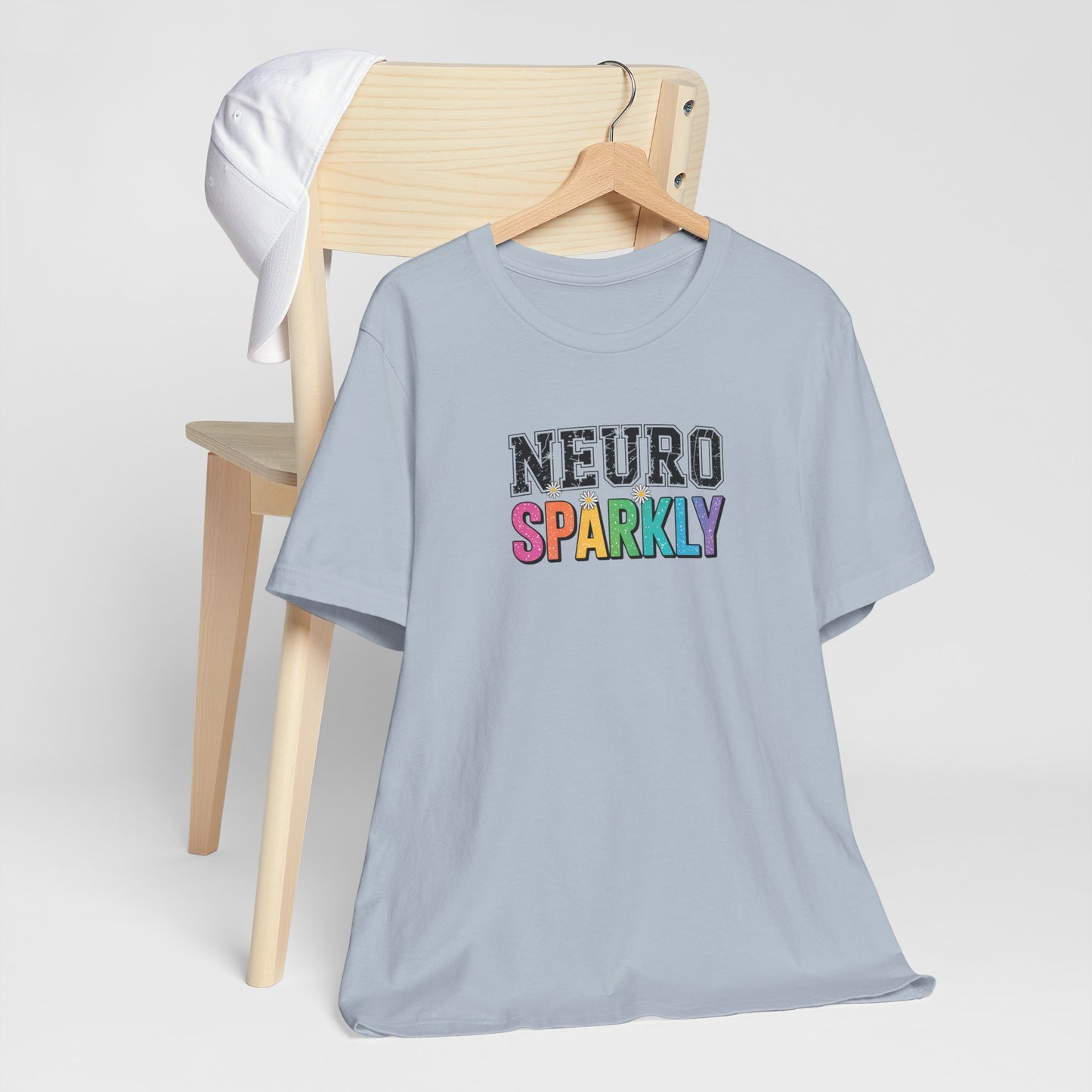 T-Shirt NEURO SPARKLY – Colorful ADHD T Shirt for Women & Young Adults