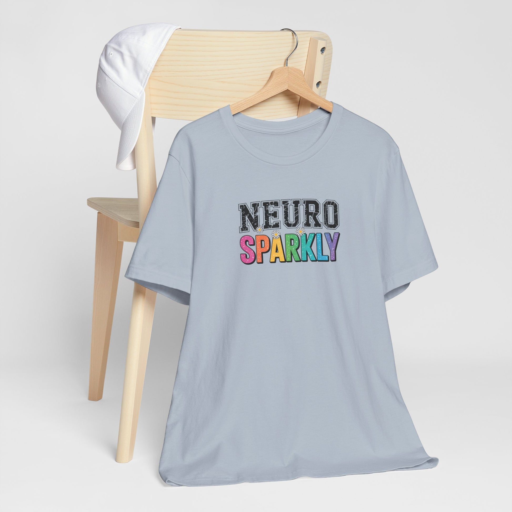 T-Shirt NEURO SPARKLY – Colorful ADHD T Shirt for Women & Young Adults