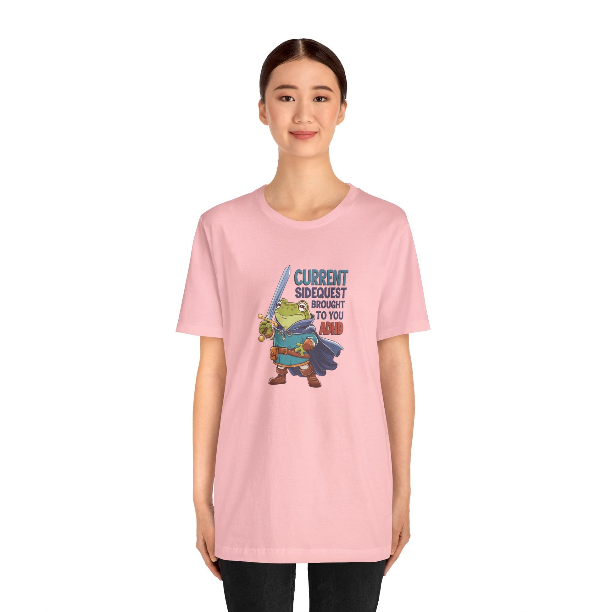 T-Shirt CURRENT SIDEQUEST BROUGHT TO YOU BY ADHD - ADHD T Shirt Funny