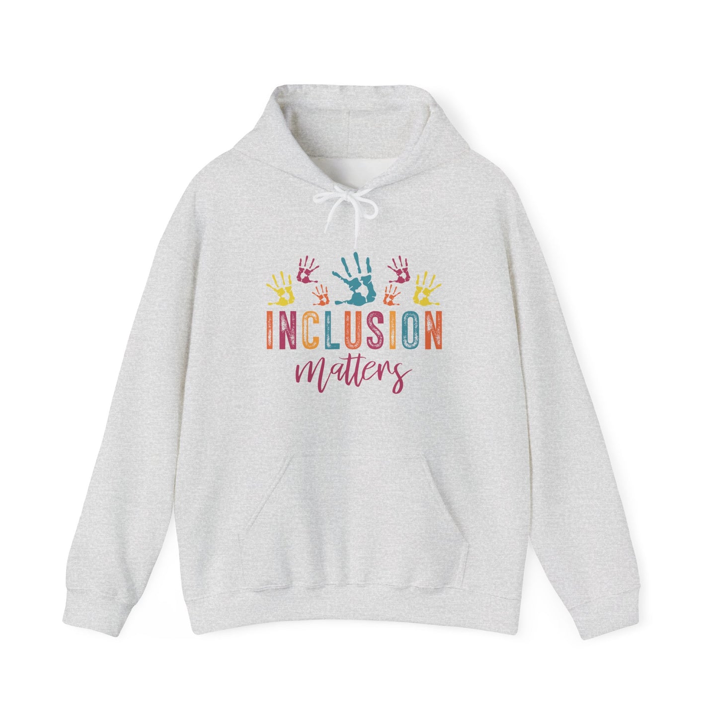 INCLUSION matters Hoodie – Colorful Advocacy Design for Awareness