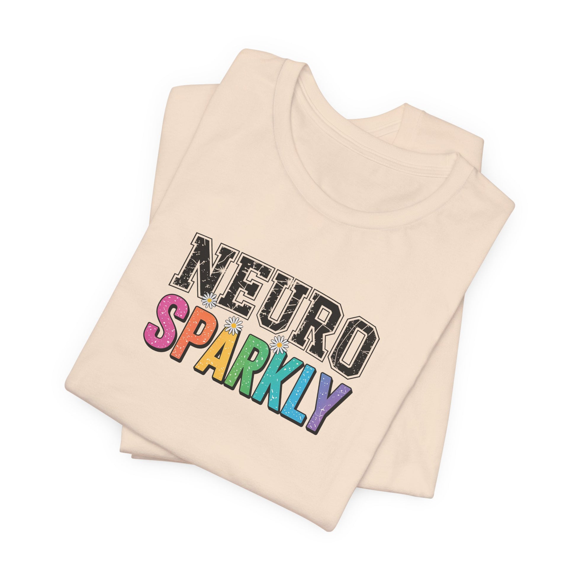 T-Shirt NEURO SPARKLY – Colorful ADHD T Shirt for Women & Young Adults