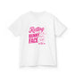 Resting Bunny Face Kids Easter Shirt | Funny Easter Tee for Kids
