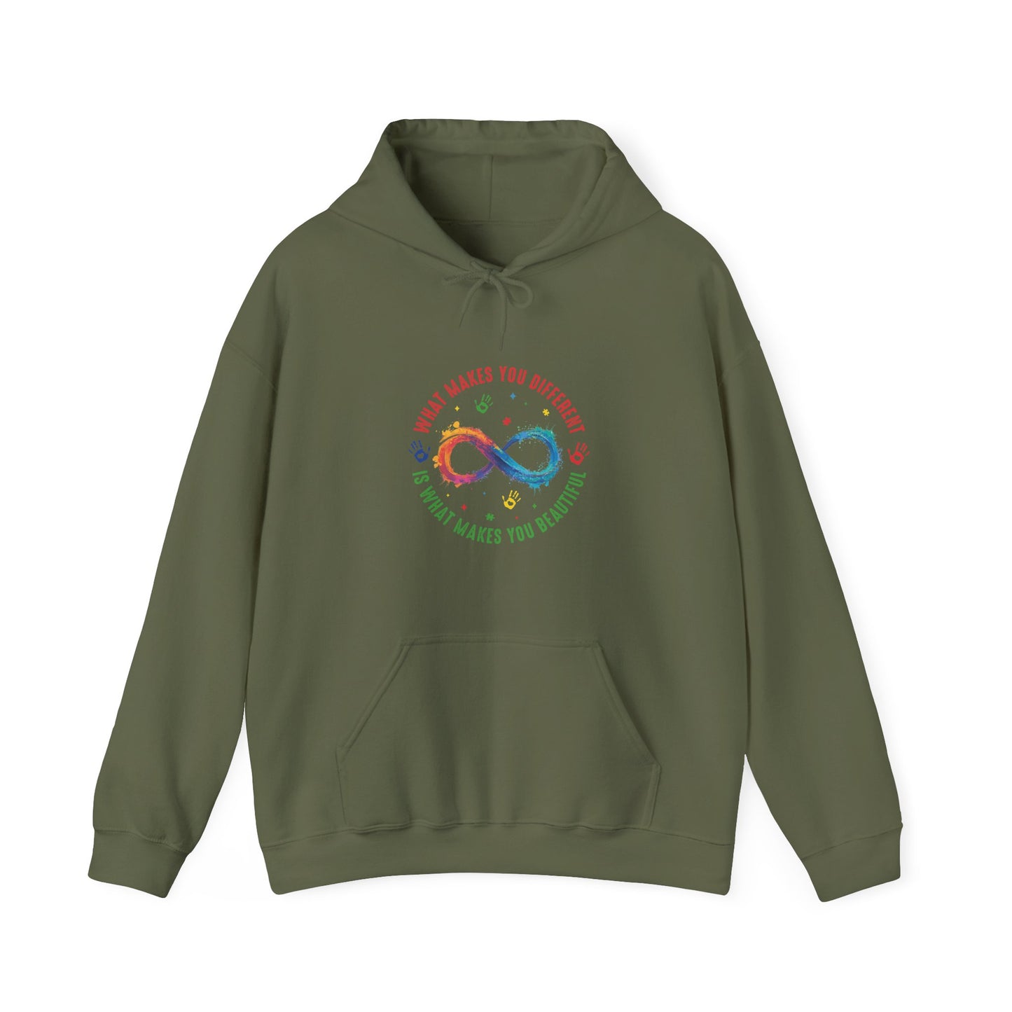 WHAT MAKES YOU DIFFERENT Hoodie – Colorful Neurodiversity Sweatshirt