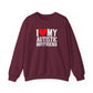 Sweatshirt I Love My Autistic Boyfriend Autism Sweatshirt for Women