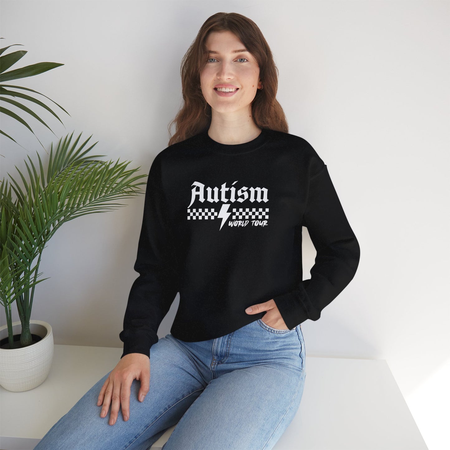 Sweatshirt Autism Awareness World Tour Statement Autism Sweatshirt