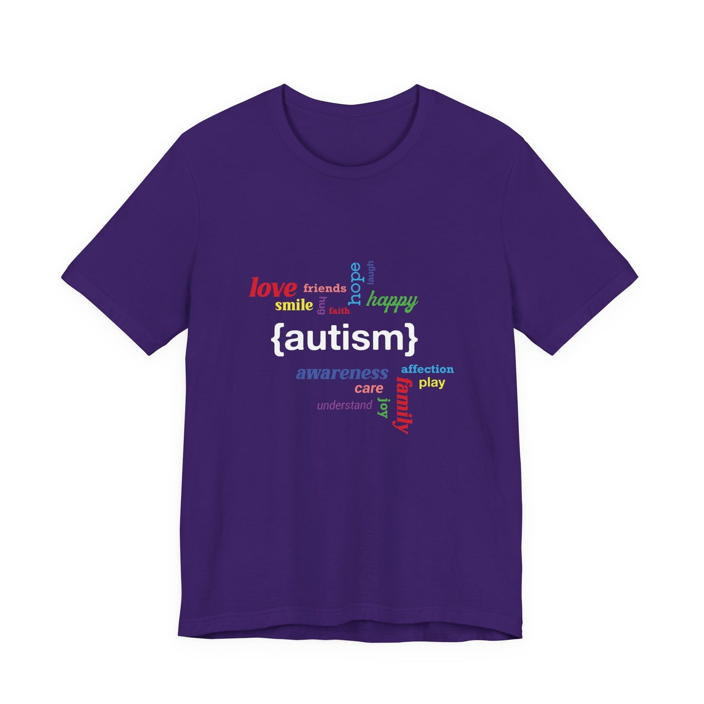 T-Shirt Love Friends Hug Faith Awareness [Autism] Subtle Autism T Shirt