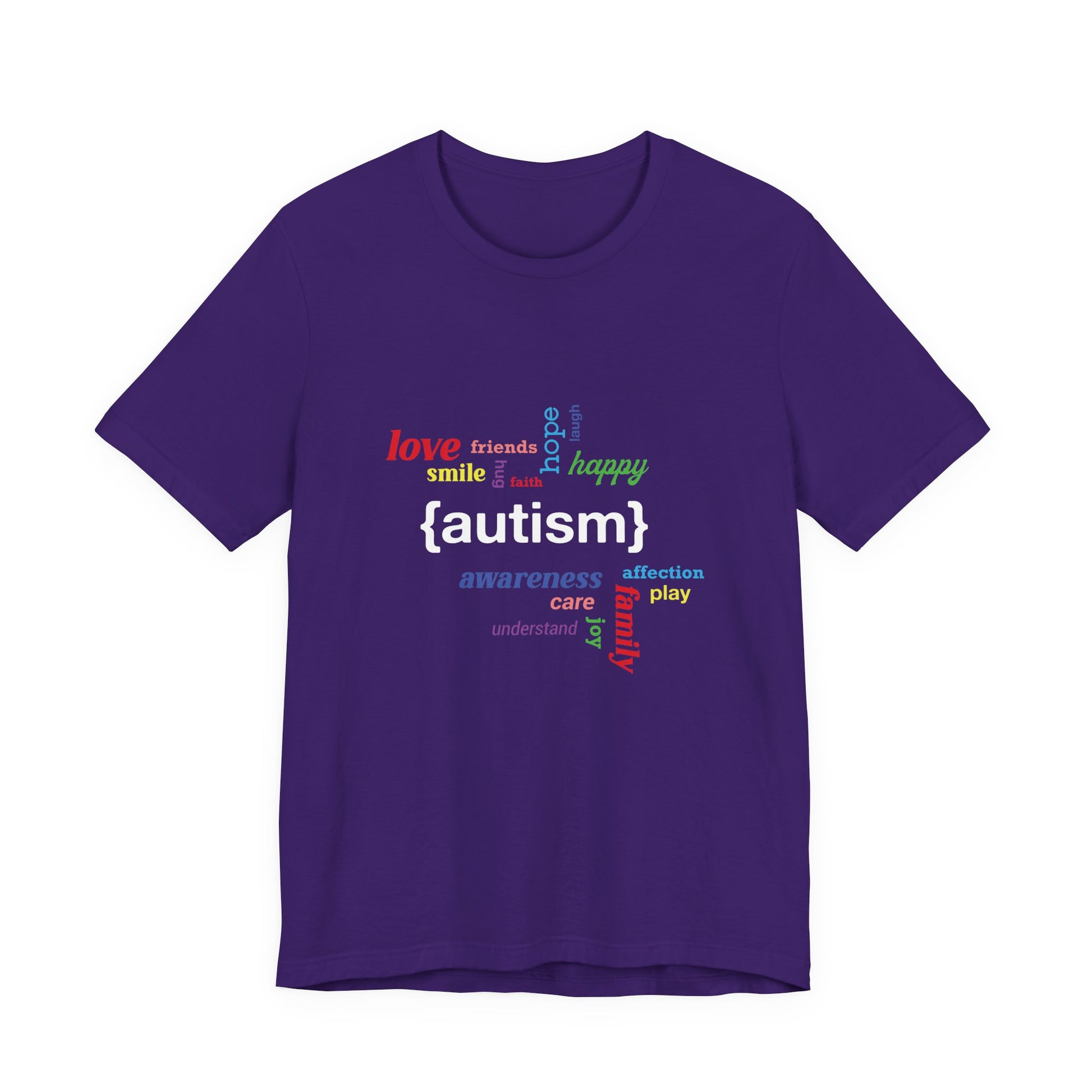 T-Shirt Love Friends Hug Faith Awareness [Autism] Subtle Autism T Shirt