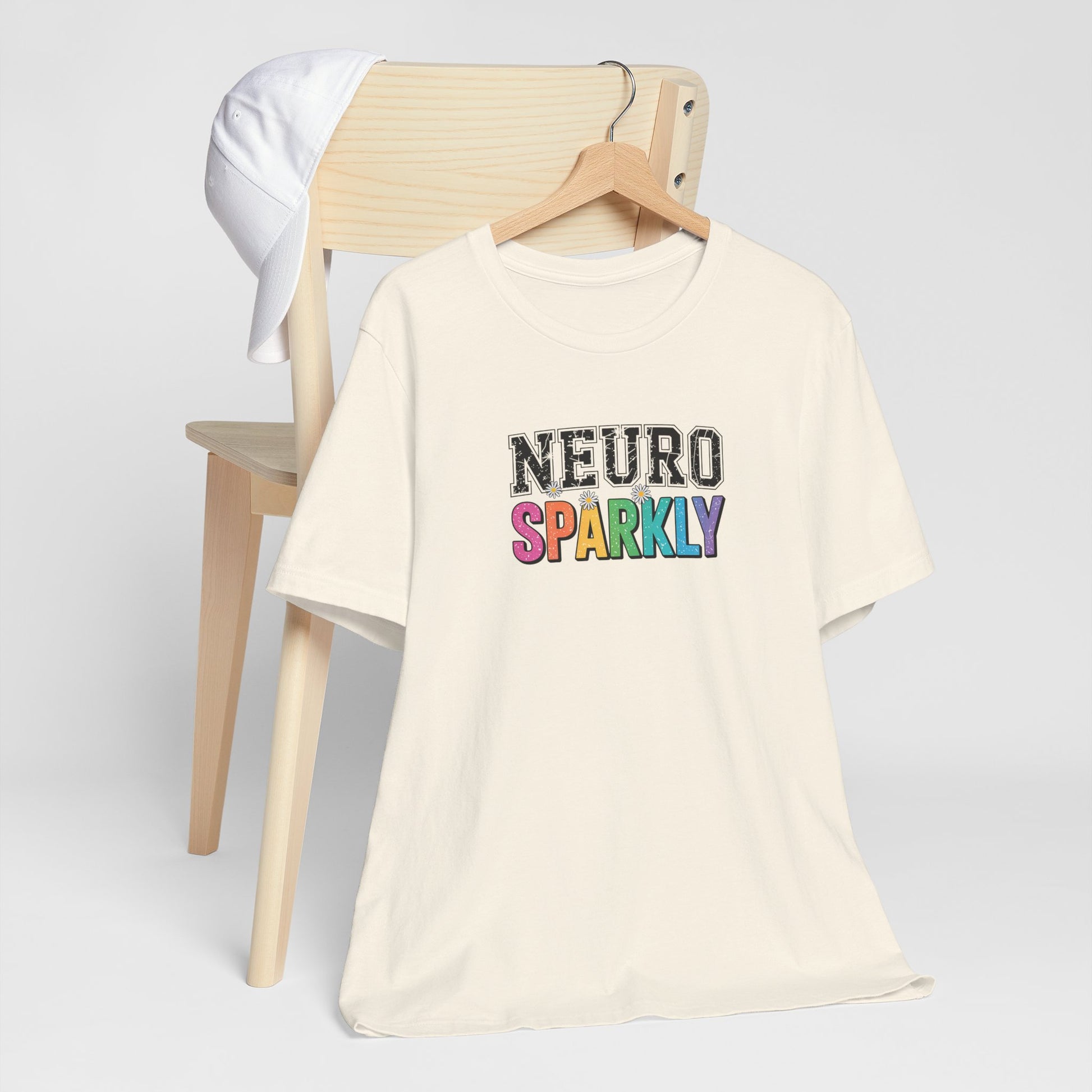 T-Shirt NEURO SPARKLY – Colorful ADHD T Shirt for Women & Young Adults