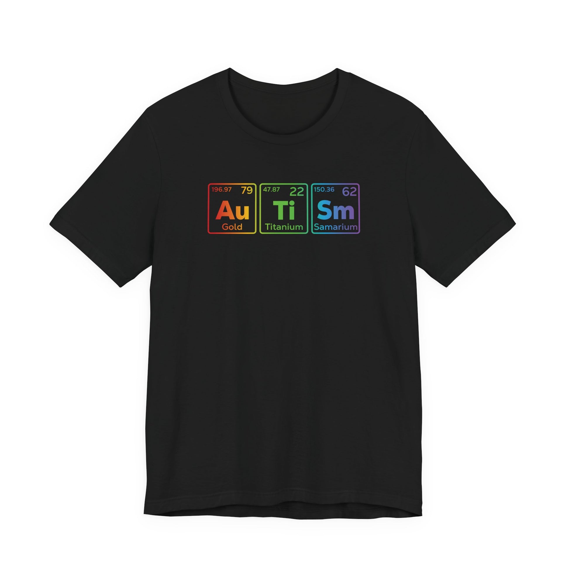 T-Shirt Au Ti Sm AUTISM | Subtle Periodic Autism Awareness T‑Shirt