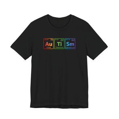 T-Shirt Au Ti Sm AUTISM | Subtle Periodic Autism Awareness T‑Shirt