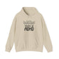 POWERED BY ADHD – Floral Minimalist ADHD Hoodie for Awareness