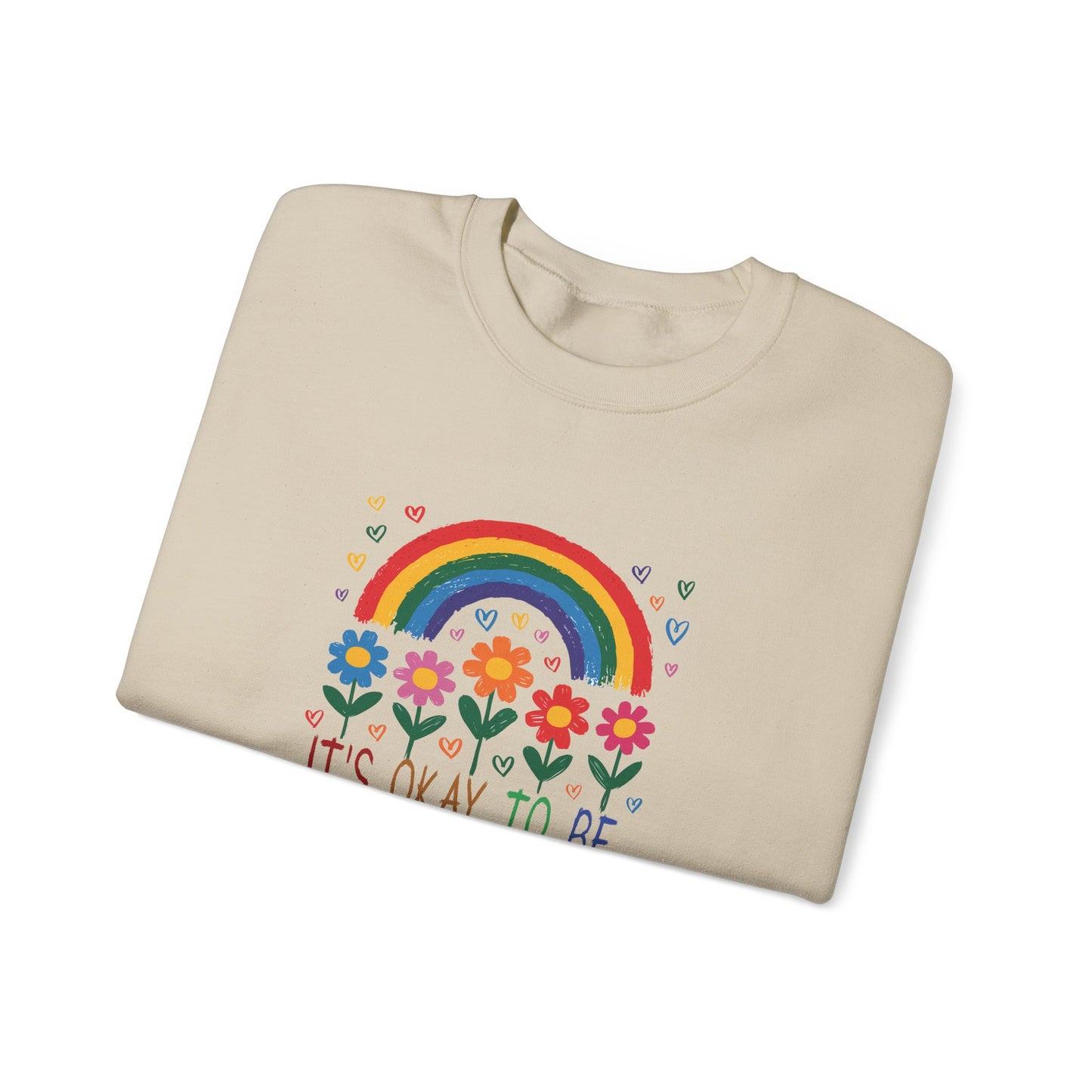 Sweatshirt It's Okay to Be Different Rainbow Autism Awareness Sweatshirt