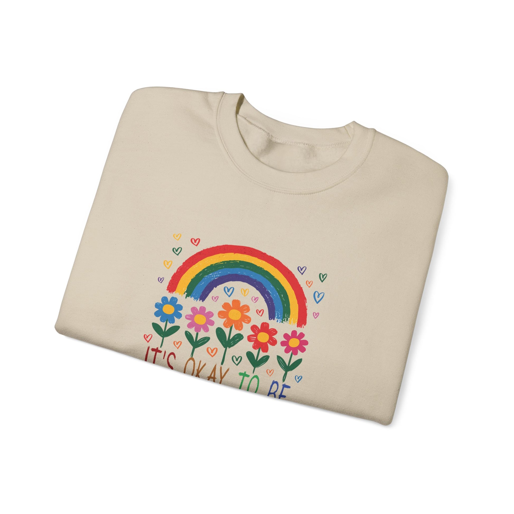 Sweatshirt It's Okay to Be Different Rainbow Autism Awareness Sweatshirt