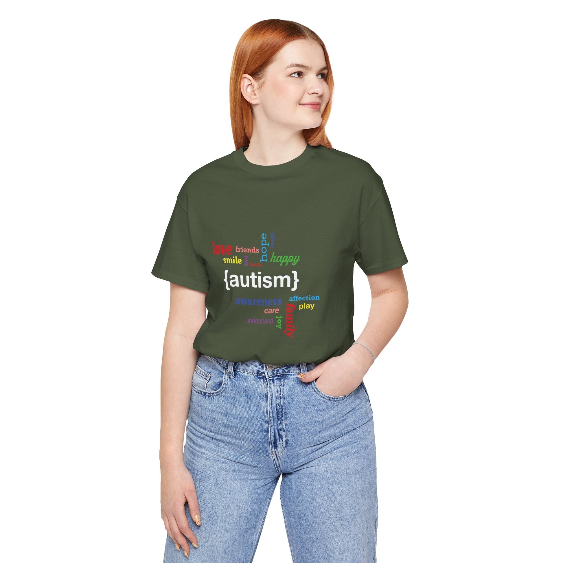 T-Shirt Love Friends Hug Faith Awareness [Autism] Subtle Autism T Shirt