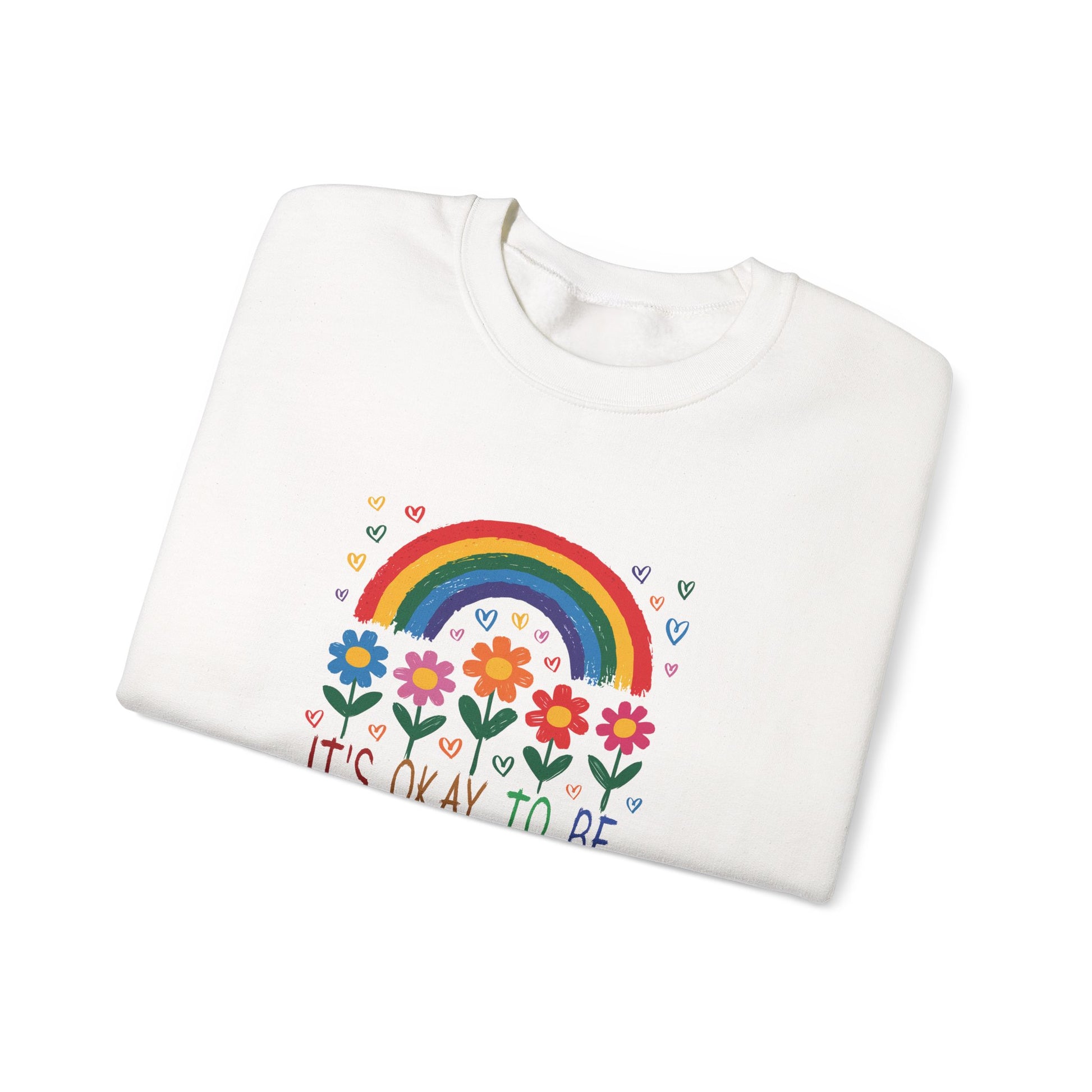 Sweatshirt It's Okay to Be Different Rainbow Autism Awareness Sweatshirt