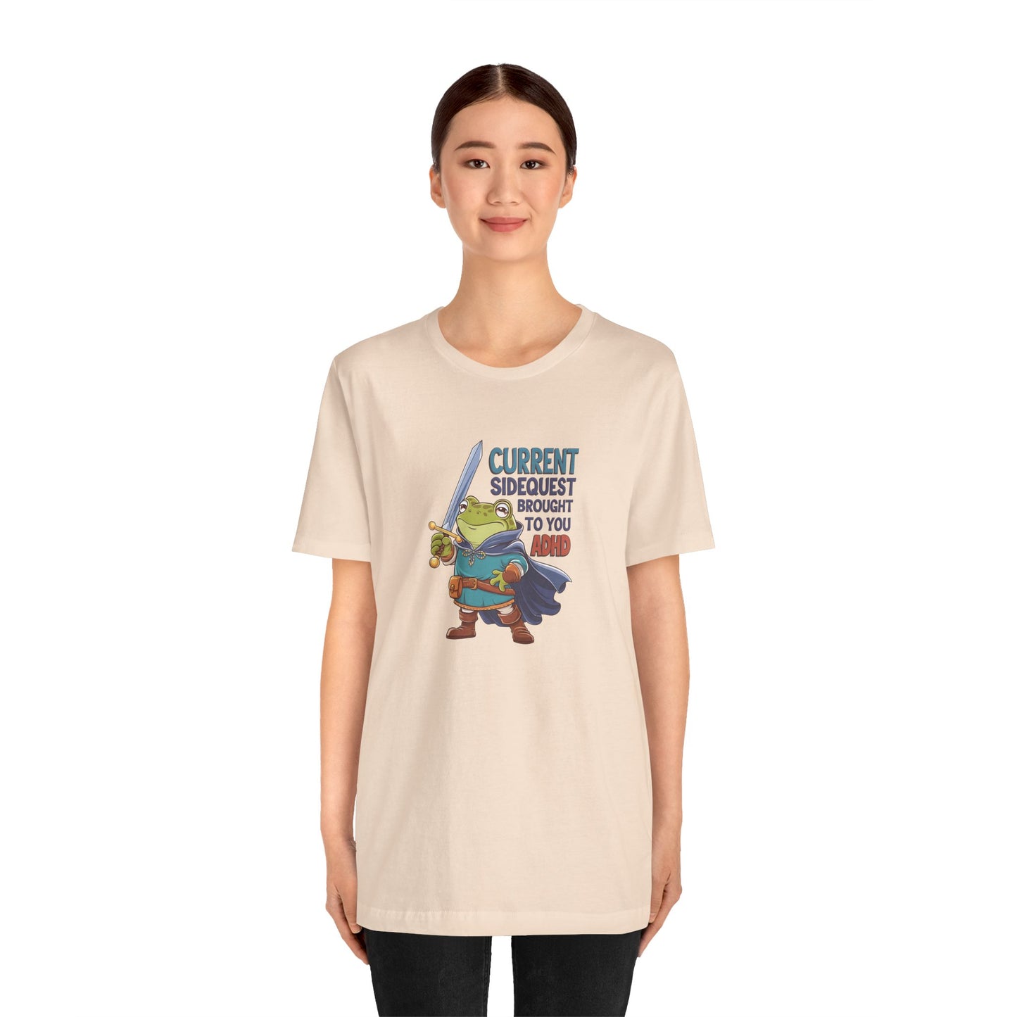 T-Shirt CURRENT SIDEQUEST BROUGHT TO YOU BY ADHD - ADHD T Shirt Funny