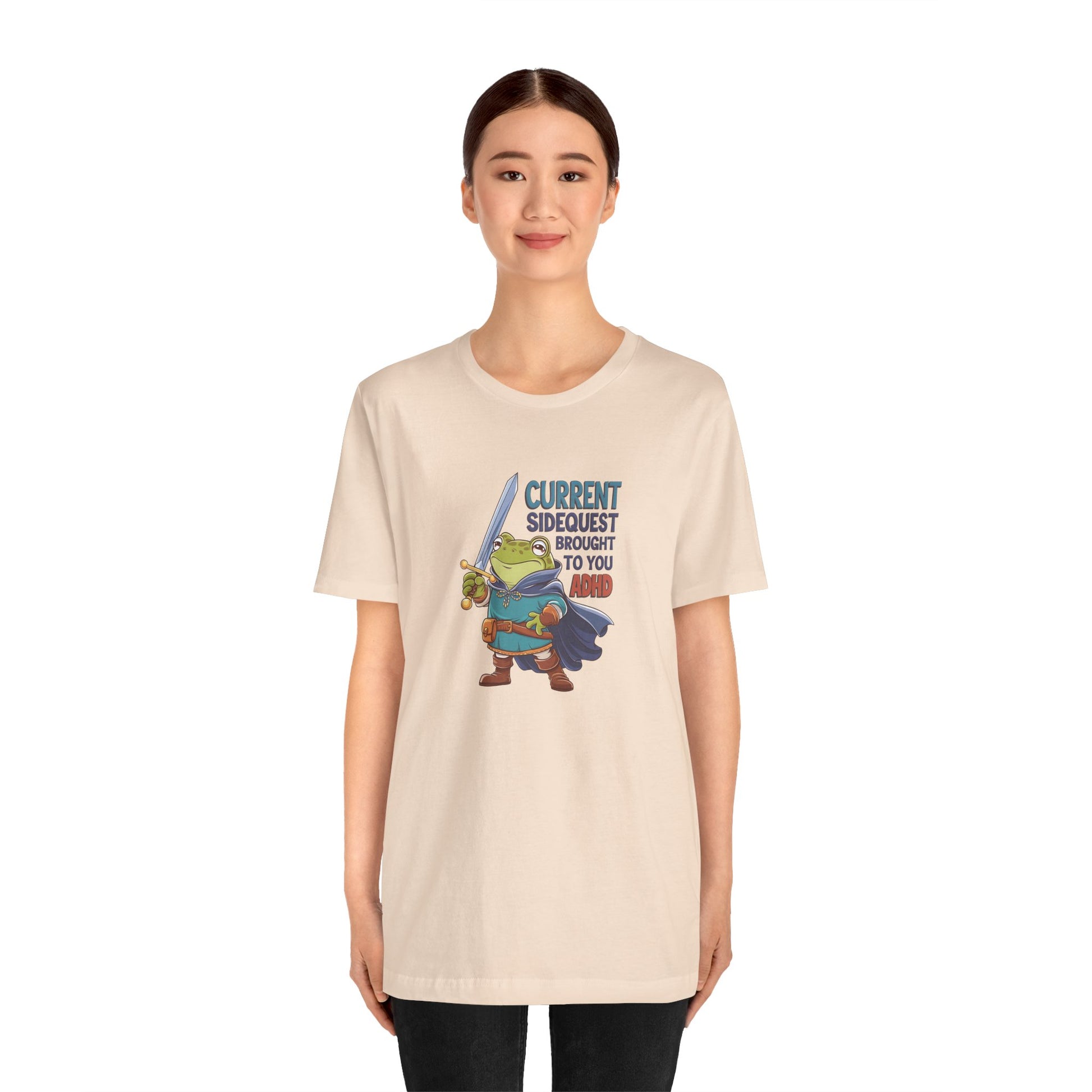 T-Shirt CURRENT SIDEQUEST BROUGHT TO YOU BY ADHD - ADHD T Shirt Funny